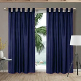 Juego De Cortinas Tropical Mecanico 2 Paños De 200x135