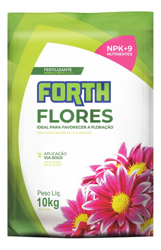 Fertilizante Forth Flores 10kg P/ Rosa Do Deserto E Flores