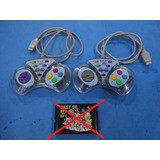 Lote Controle Joystick Dynacom Aqua Pad Mega Drive Defeito