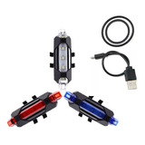 Luz Bicicleta Usb Led 4 Mod Luz Usb Moto Luz Aux Moto Enduro