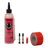 Kit Conversión Tubeless Zefal Para Llantas Bicicleta Mtb Color Rojo