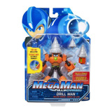 Mega Man Fully Charged Figura Drill Man