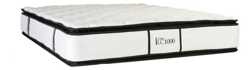 Colchón Queen De Resortes La Cardeuse Lc 1000 - 160cm X 190cm X 35cm Con Doble Luxury Pillow Top