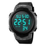 Reloj Hombre Para Deportivo Contra Agua Numeros Grandes ,