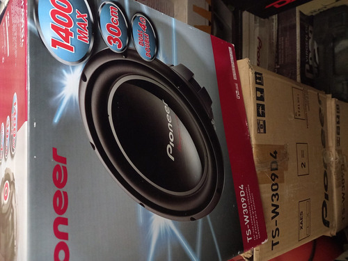 Woofer Pioneer Ts-w309d4 De 1400w 400 Rms Doble Bobina