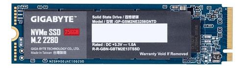 Disco Sólido Ssd Interno Gigabyte Gp-gsm2ne3256gntd 256gb