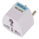 Adaptador De Pin Redondo Universal Blanco De 250 V/10 A