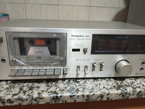 Equipo De Música Technics M12 Stereo Cassette Deck 
