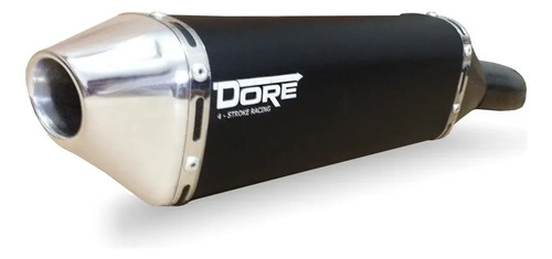 Escape Dore + Curva Inox - Cg 160 Titan Fan Start Preto