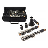 Clarinete Em Bb 17 Chaves Marca Spring Cl-800 Sp