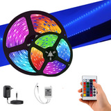 10m Luz Fita Led Colorida 3528 Rgb Quarto Sala Escritório