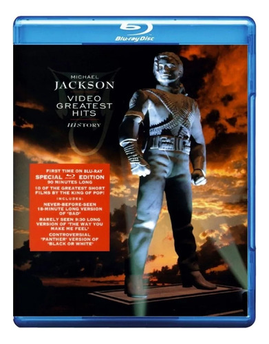 Blu-ray Michael Jackson History Video Greatest Hits