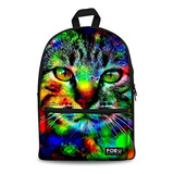 Mochilas Para Escuela Con Diseño De Tigre Y Lobo