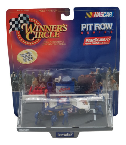 Winners Circle Nascar Rusty Wallace De 1998 Carton Doblado 