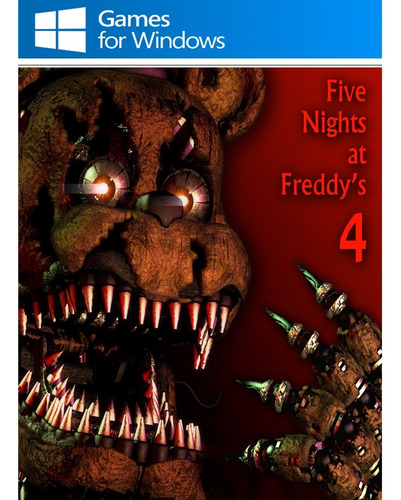 Five Nights At Freddy's 4 Juego Pc Portable 
