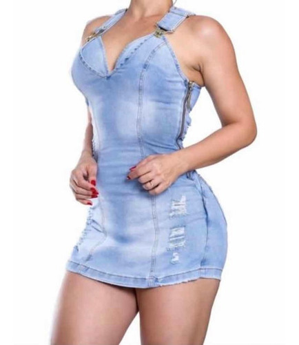 Vestido Jeans Casual Set For