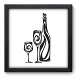 Quadro Decorativo - Vinho - 33cm X 33cm - 192qdc