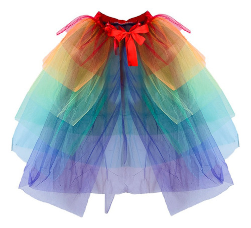 Tutu Arcoiris Falda Tul Colores Lgbt Pride Orgullo Marcha