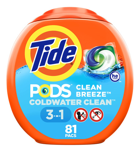 Tide Pods - Jabn De Detergente Para Ropa, Alta Eficiencia (h