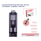 Cartucho Smart Derma Pen Preto 12 Agulhas C/anvisa Cx C/10un