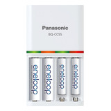  Cargador De Pilas Rápido Panasonic Smart & Quick Bq-cc55a