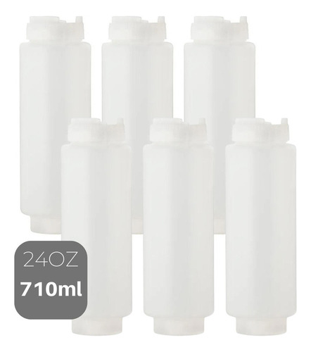 Bisnagas De Molhos Maionese Goumet F.i.f.o 710ml Kit 6 Peças