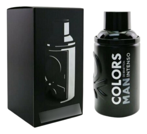 Perfume Colors Man Black Intenso Edp Benetton 60ml 