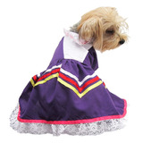 Vestido Perro Traje Típico Jalisco Talla 0 Morado Pet Pals