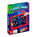 Flashing Doodle Pizarra Para Dibujo Led Infantil Color Rojo