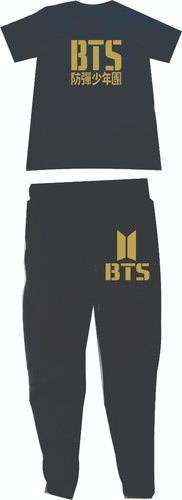 Conjunto Deportivo Grupo Bts  By Corea Camiseta + Sudadera