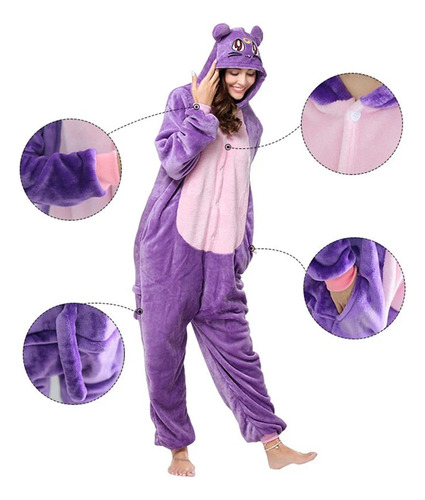 Pijama Disfraz Polar Para Adultos