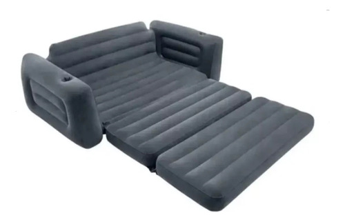 Sillon Sofa Cama Inflable  Portavasos Intex