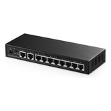 Binardat Conmutador Gigabit Ethernet De 10 Puertos, 8 Puerto