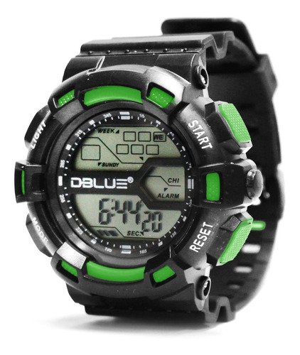 Reloj Digital Deportivo Green 03-dbrgs01g