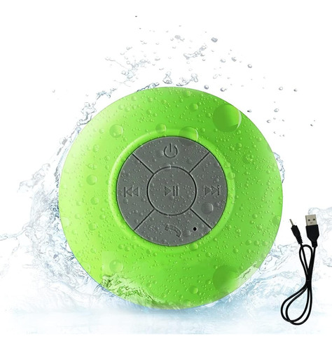 Bocina Bluetooth Recargable Baño Ducha Resistente Agua