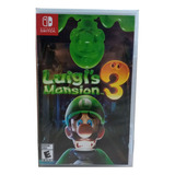 Luigi's Mansion 3 Nintendo Switch Novo Lacrado Físico