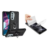 Funda Anillo + Hidrogel Compatible Con Motorola Edge 30 Pro