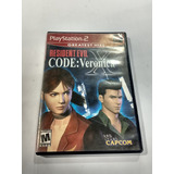 Resident Evil Code Verónica X Ps2 / Play Station 2 