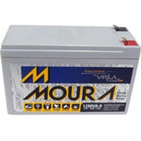 Bateria Moura 9ah 12v Brinquedo Nobreak Lanterna 12mva-9