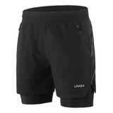 Pantalones Cortos Deportivos Para Hombre, Transpirables, Par