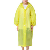 1 Capa Impermeable C/capucha Economica Rompevientos P/lluvia