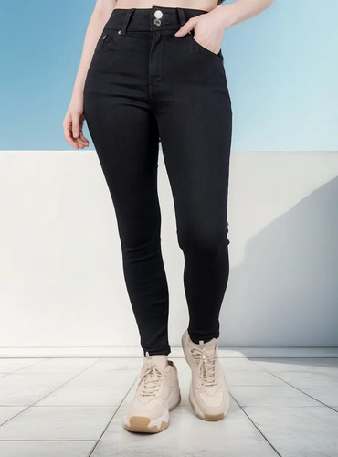 Pantalon Oggi Jeans Katia Super Skinny Dama Pretina Alta | Meses sin interés