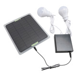 Carpa Led Recargable Portátil Con Bombillas Solares Exterior