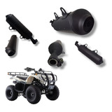 Escape Completo Negro Atv 150, Atv 180 Emvio Greatis