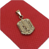 Dije Medalla Virgen En Oro Laminado 18k 00105