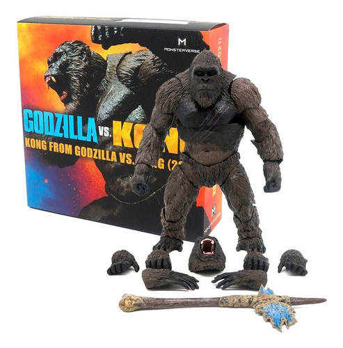 Kingkong Godzilla Vs Kong Monster Tomahawk Figura Juguete 