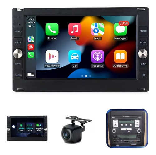 Autoestereos Pantalla Para Vw Golf Polo 2+32g Con Carplay