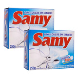 Detergente  Tablete Máquina De Lavar Louça Samy 250g  24 Un