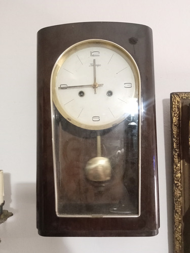 Antiguo Reloj Péndulo Kieninger A Cuerda Sonoro.