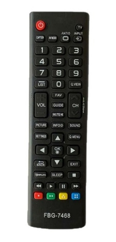 Controle Remoto Compatível Tv LG - Led Plasma - Akb73715613 